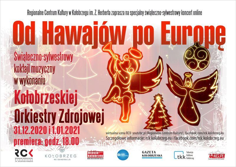 Świąteczno-sylwestrowy koncert muzyczny w wykonaniu Kołobrzeskiej Orkiestry Zdrojowej