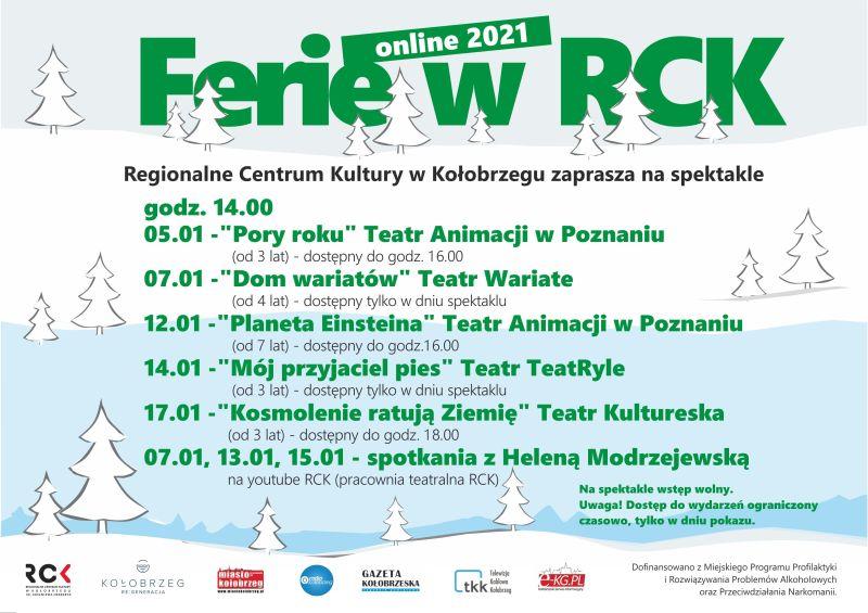 Ruszyły ferie online z RCK