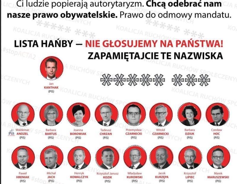 Czesław Hoc na „liście hańby” Strajku Przedsiębiorców. Kołobrzeski polityk podpisał się pod projektem ustawy znoszącej prawo do odmowy mandatu
