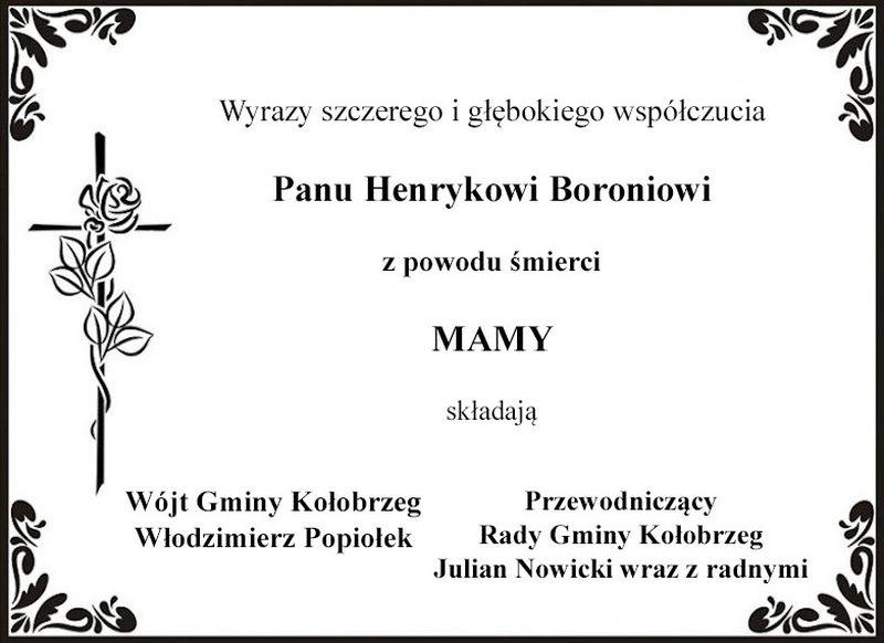 Wyrazy szczerego i głębokiego współczucia