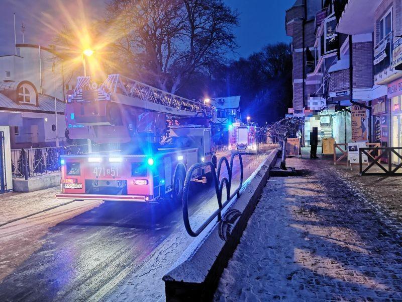 Interwencja straży pożarnej w kołobrzeskim porcie (foto)