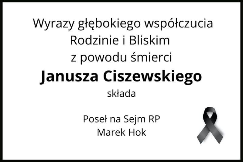 Wyrazy głębokiego współczucia...