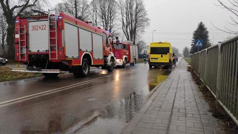 Śliska plama na kilkunastu kilometrach dróg