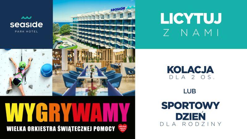 Licytacje na rzecz WOŚP voucherów Seaside Park Hotel w Kołobrzegu