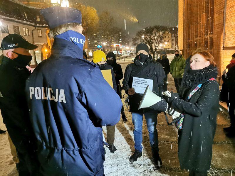 Strajk Kobiet w obronie wolnych mediów (foto, video)