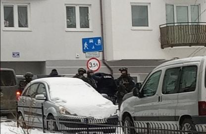 Akcja policyjnych kontrterrorystów w Kołobrzegu