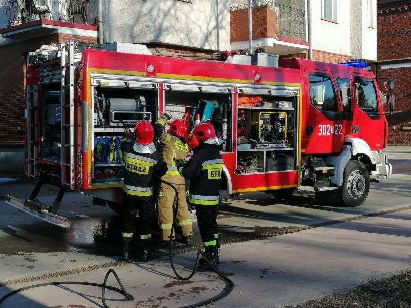 Pożar w mieszkaniu przy ul. Rzecznej