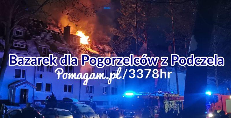 Licytuj i pomagaj pogorzelcom z Podczela 