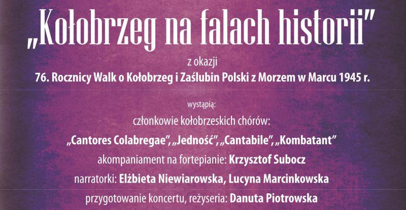 „Kołobrzeg na falach historii” - koncert z okazji rocznicy walk o miasto