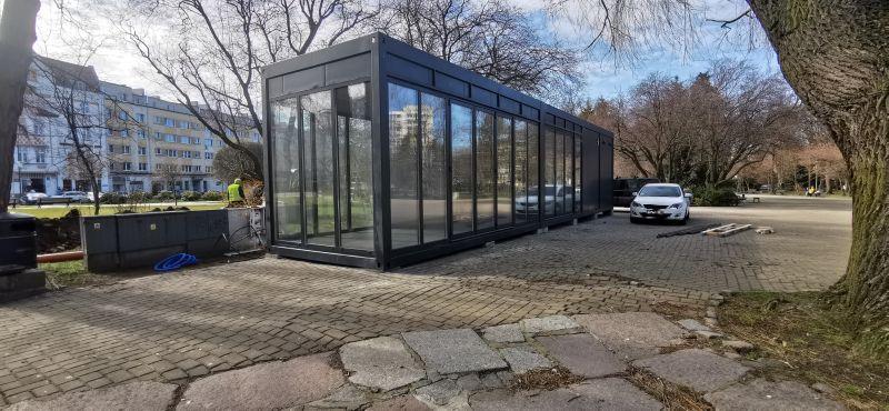 Powstaje nowa kawiarnia na Skwerze Pionierów. Pawilon ma przypominać te, znajdujące się na szczecińskiej Łasztowni