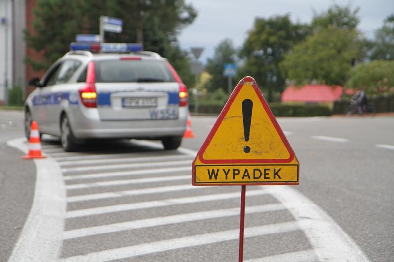 Zderzenie trzech samochodów. DK 11 nieprzejezdna