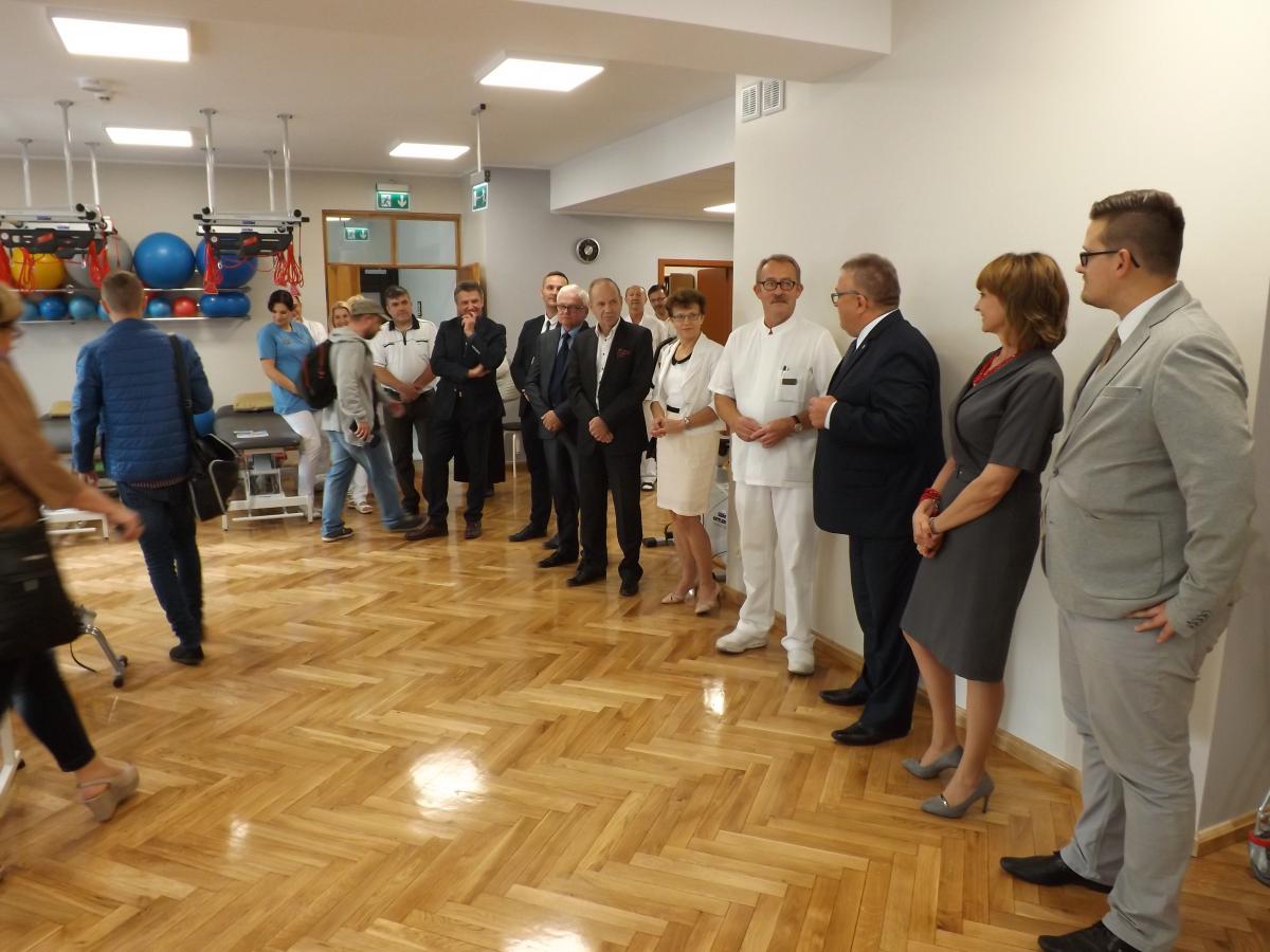 Odnowiona sala rehabilitacji 