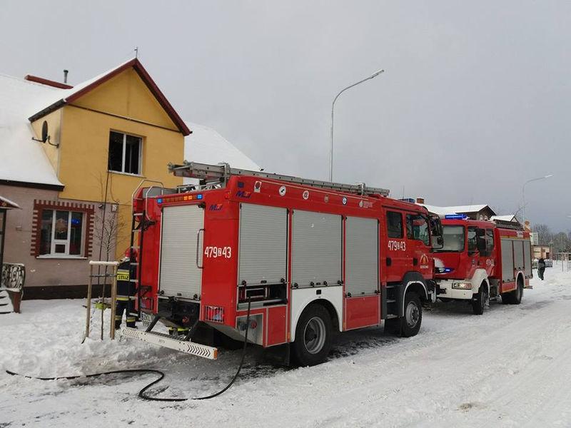 Pożar budynku mieszkalnego w Gościnie