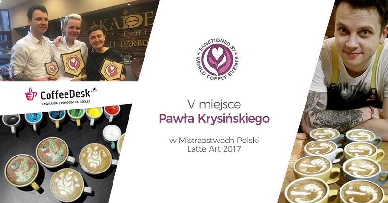 Kołobrzeżanin piąty na Mistrzostwach Polski Latte Art