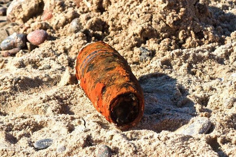 Kolejne niewybuchy znalezione na plaży