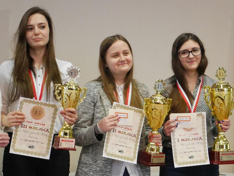 Wicemistrzostwo Polski w szachach juniorki Solnego Grzybowo