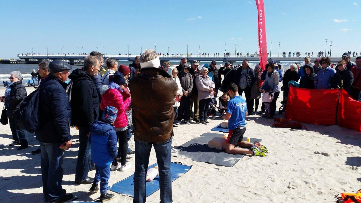 Ratownicy pojawili się na plaży 