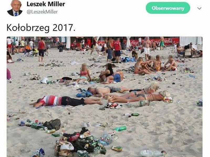 Leszek Miller „promuje” Kołobrzeg. Czyli fake news na Twitterze znanego polityka