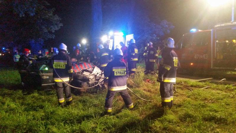 Wypadek pod Kołobrzegiem (Foto)
