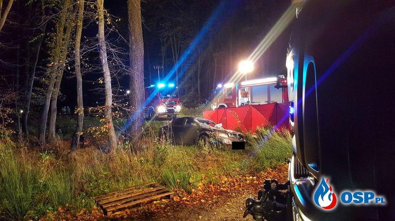 Śmiertelny wypadek podczas omijania powalonego konara