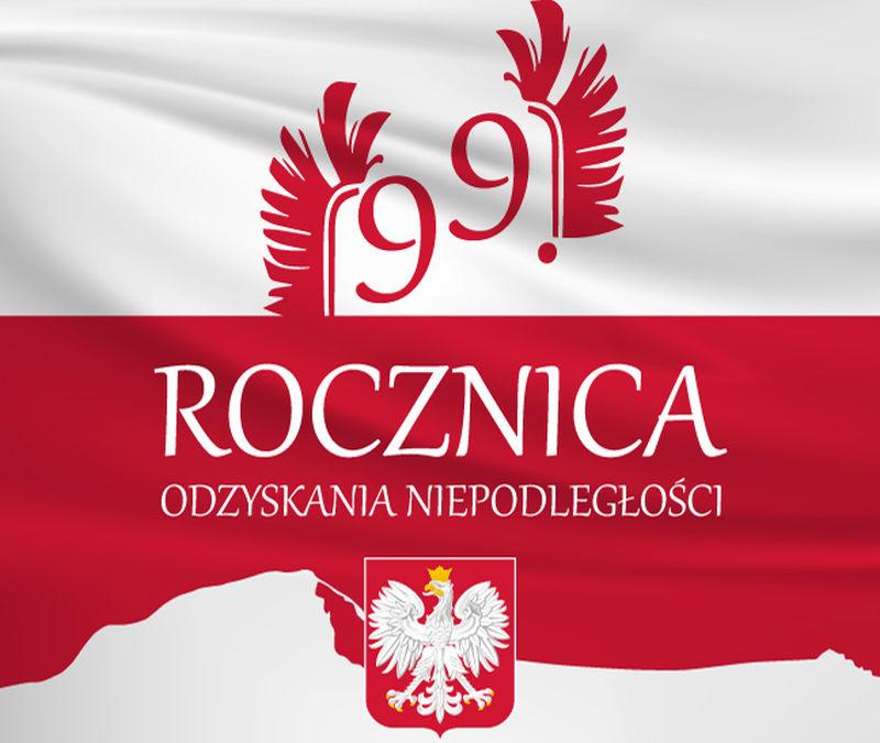 99 rocznica Odzyskania Niepodległości w Ustroniu Morskim