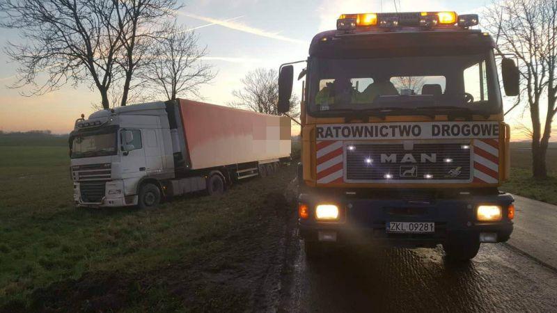 Trasa Kołobrzeg – Koszalin przez pewien czas była nieprzejezdna 