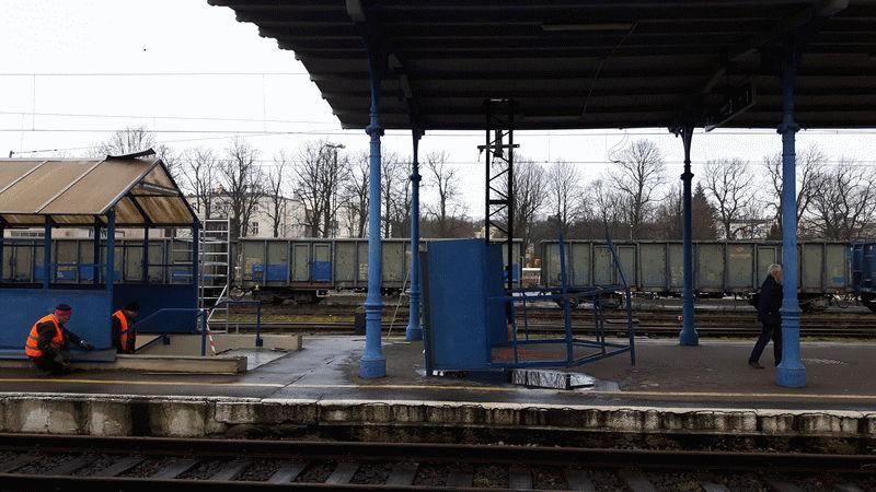 Trwa remont dworca PKP
