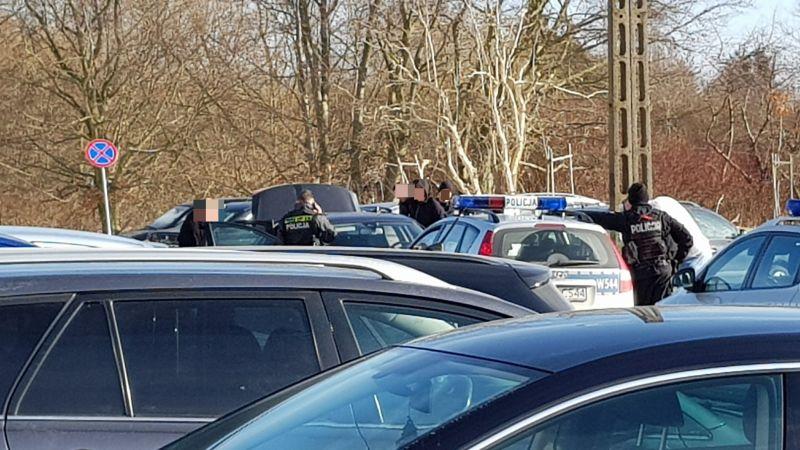 Kontrola policji po wypłacie gotówki 