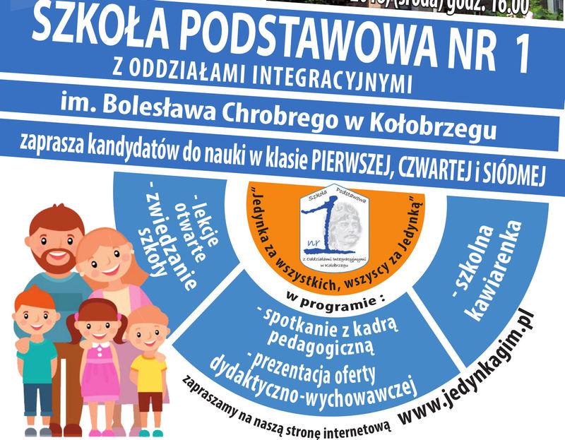 Nabór do klas I, IV i VII w SP nr 1