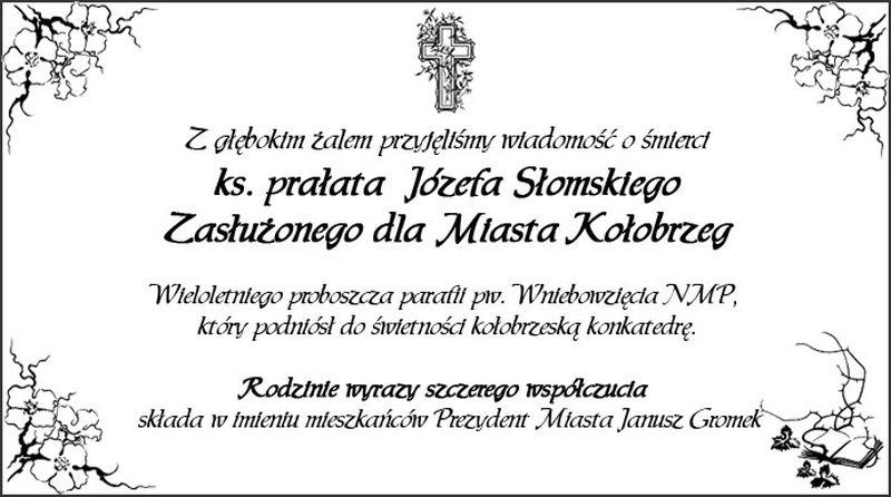 Wyrazy szczerego współczucia...