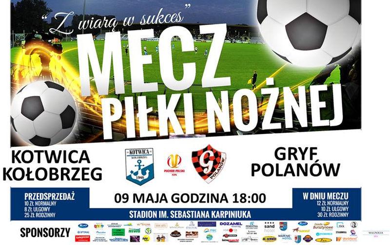 W środę mecz pucharowy w Kołobrzegu