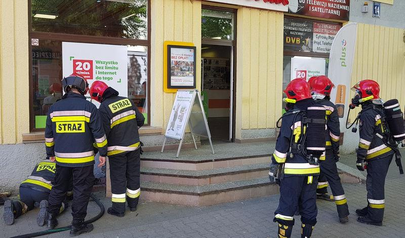 Pożar piwnicy na Zwycięzców
