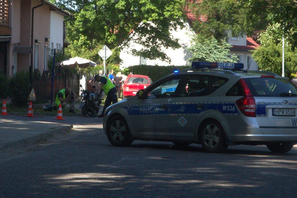 Zderzenie motocyklisty z osobówką – znowu Gościno