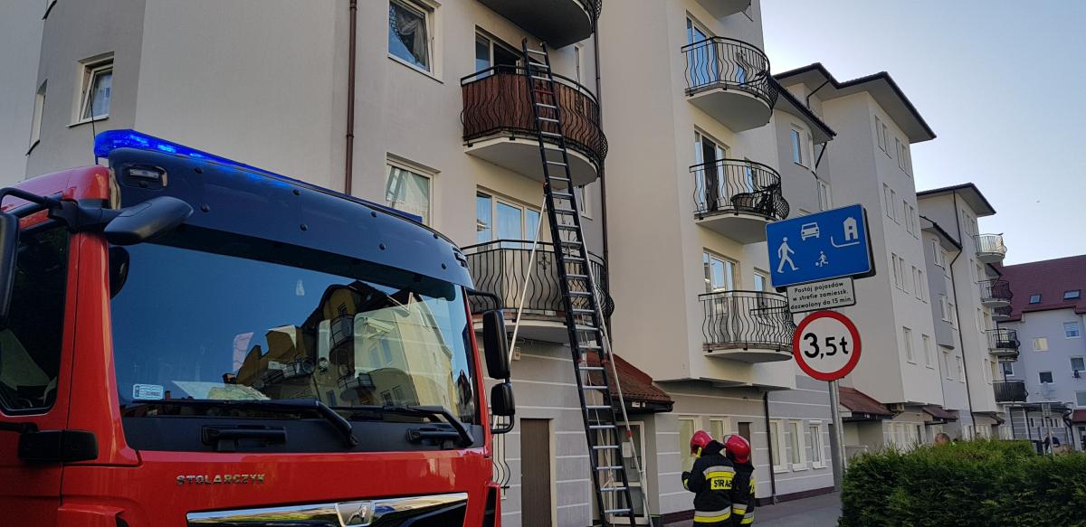 Pożar na Zaplecznej (Foto)
