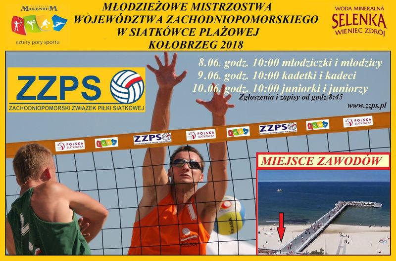 Młodzieżowe mistrzostwa w siatkówce plażowej