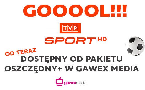 TVP Sport HD w pakiecie Oszczędny+ Gawex Media