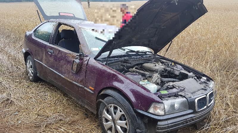 Dachowanie BMW pod Ząbrowem