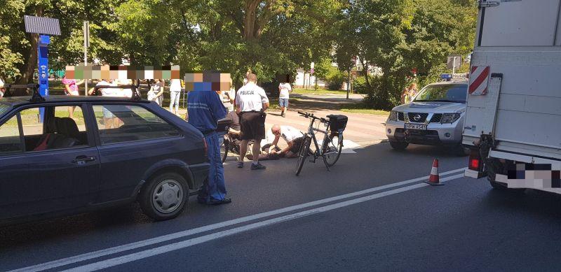Potrącenie na Jagiellońskiej