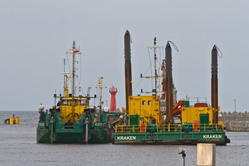 Pogłębiali porty w tym kołobrzeski i dźwirzyński