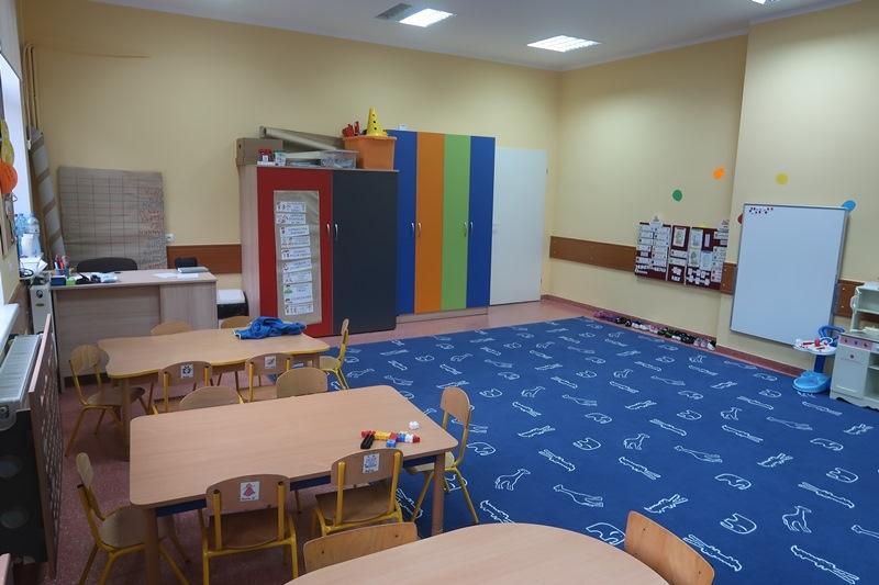 Przedszkolaki w nowej sali 