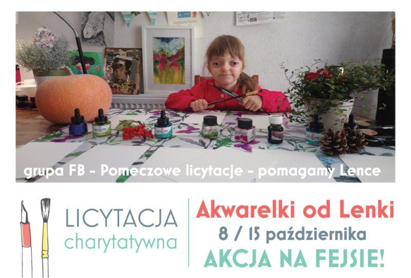 „Akwarelki od Lenki”. Ruszyły licytację dla młodej mieszkanki Ustronia Morskiego