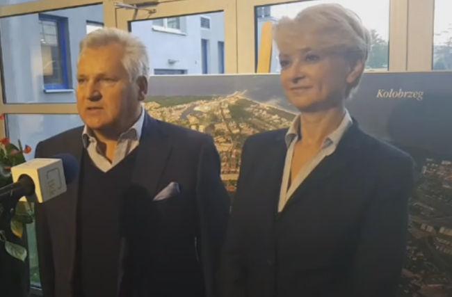 Kwaśniewski popiera Mieczkowską (video)