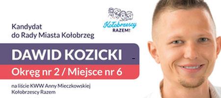 Rozmowa z Dawidem Kozickim, kandydatem do Rady Miasta Kołobrzeg