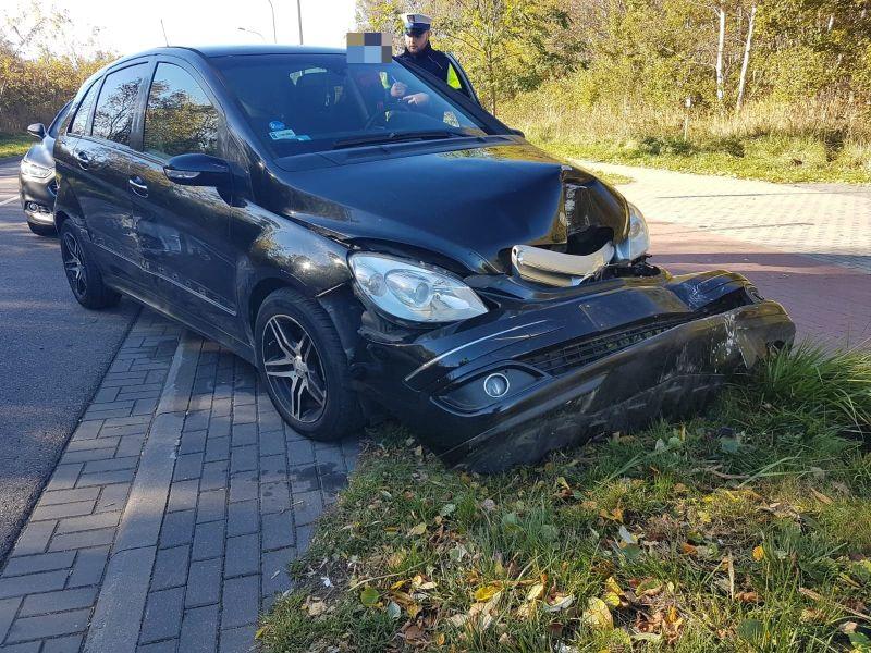 Zderzenie podczas wyprzedzania (foto)