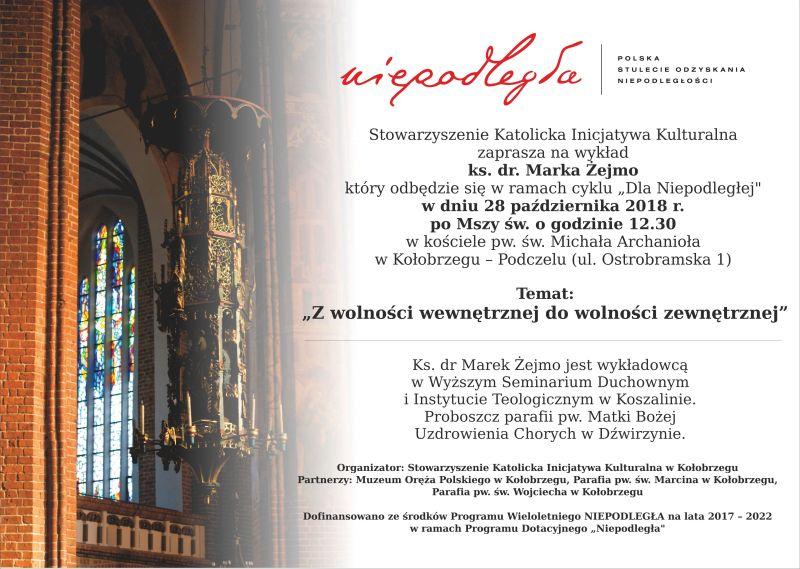 Z wolności wewnętrznej do wolności zewnętrznej 