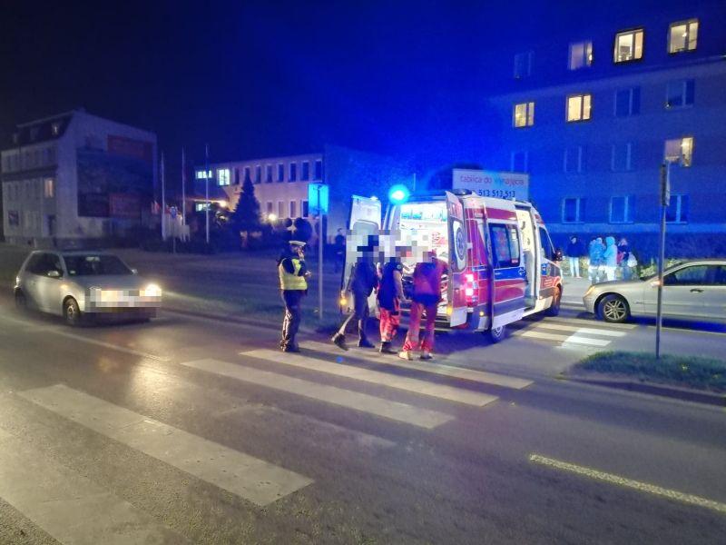 Potrącenie na ulicy Trzebiatowskiej 