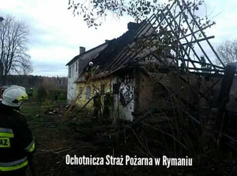 W Drozdówku spłonęła stodoła i część budynku mieszkalnego (Foto)