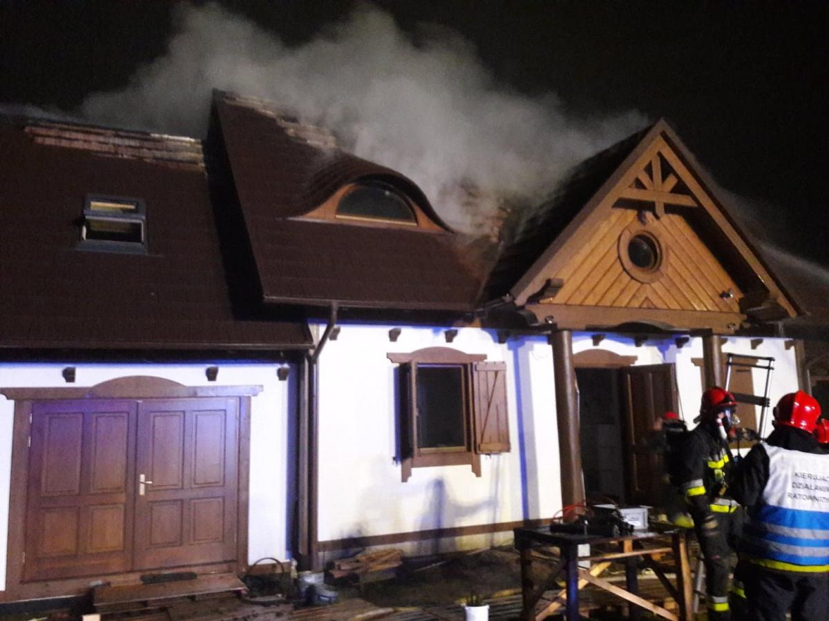 Groźny pożar w Gościnie (Foto)