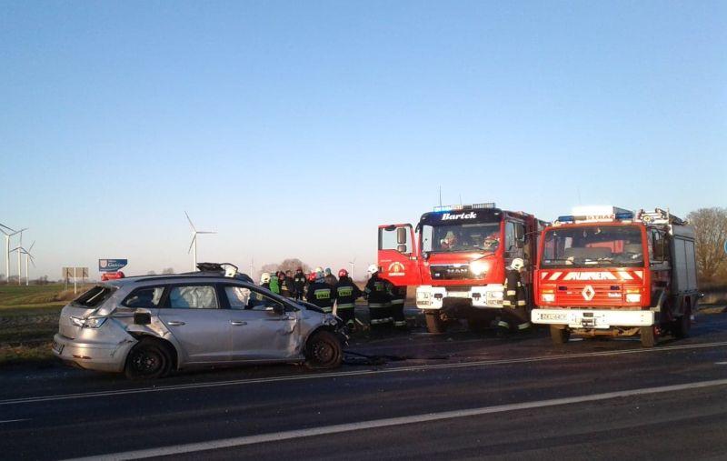 Groźny wypadek na DK6 (Foto)
