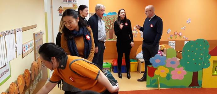 Niecodzienna wizyta w kołobrzeskich przedszkolach daltońskich
